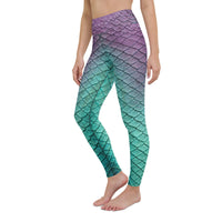 Aqua Fairy High Waisted Leggings