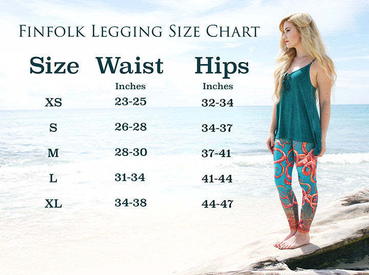 Mermaid By Land Leggings: Purple