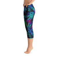 Neon Tropics Capri Leggings