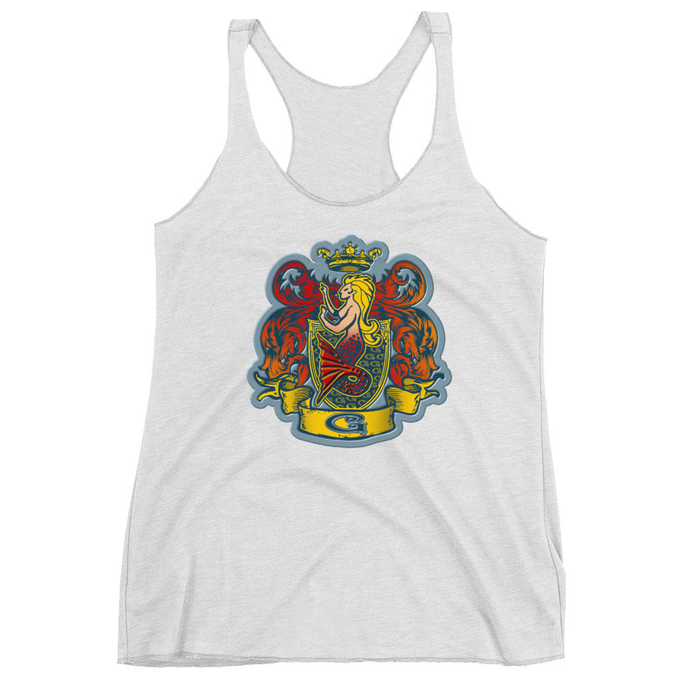 Ruby Finfolk Crest Racerback Tank
