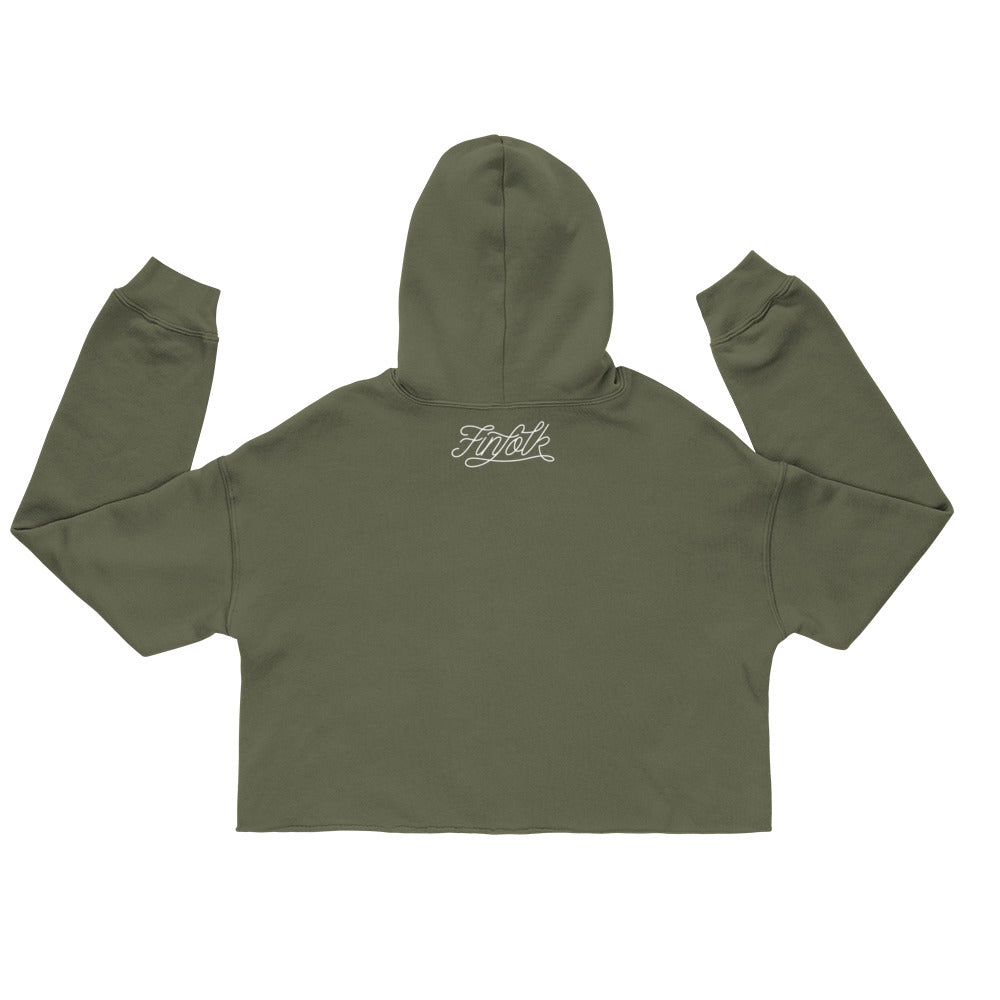 Shark Friends Crop Hoodie