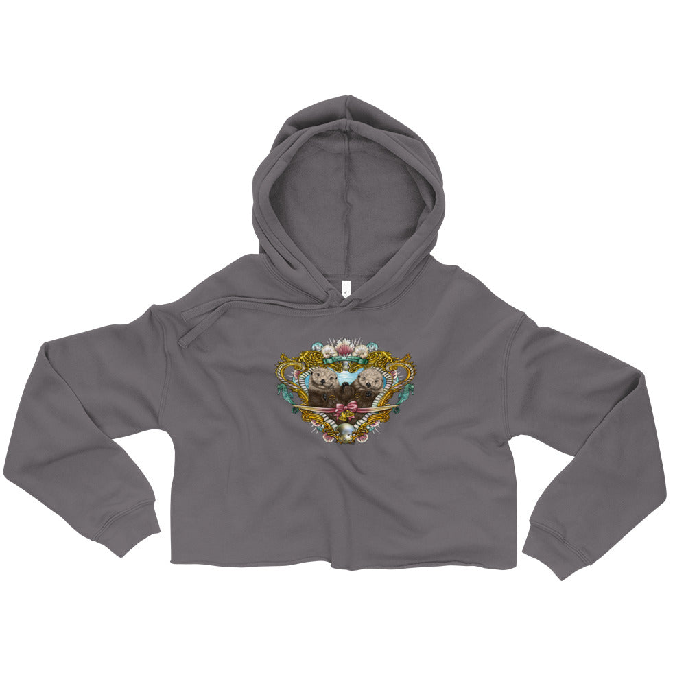 Otterly in Love Crop Hoodie