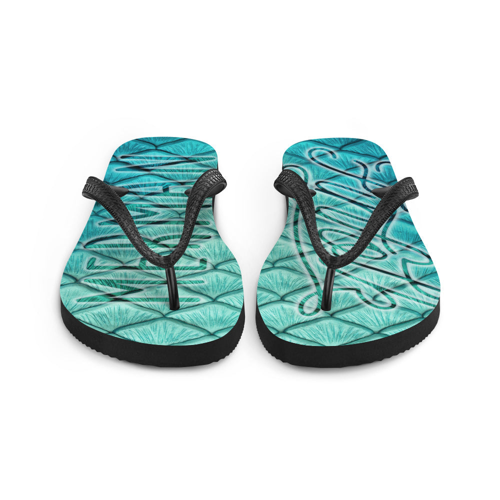 Finfolk Merman Fin-Flops: Sapphire