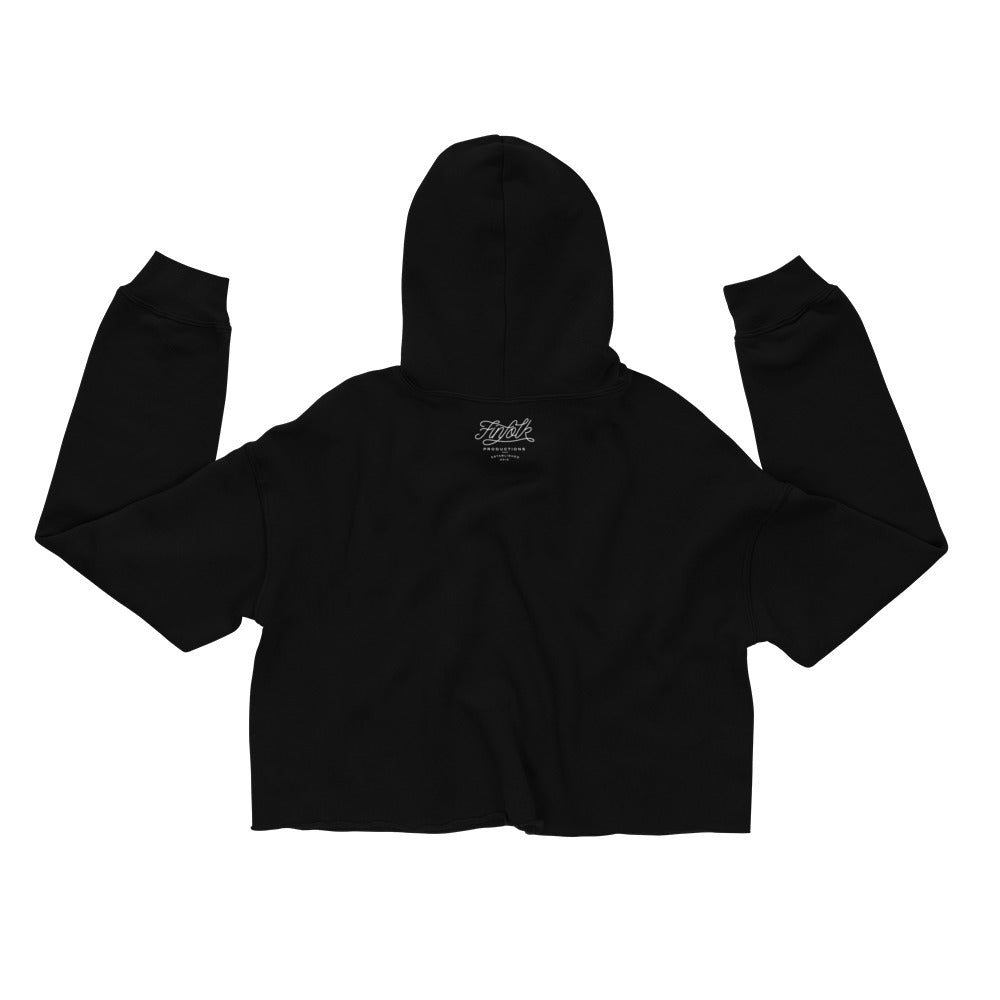 Mermaid Bride Crop Hoodie