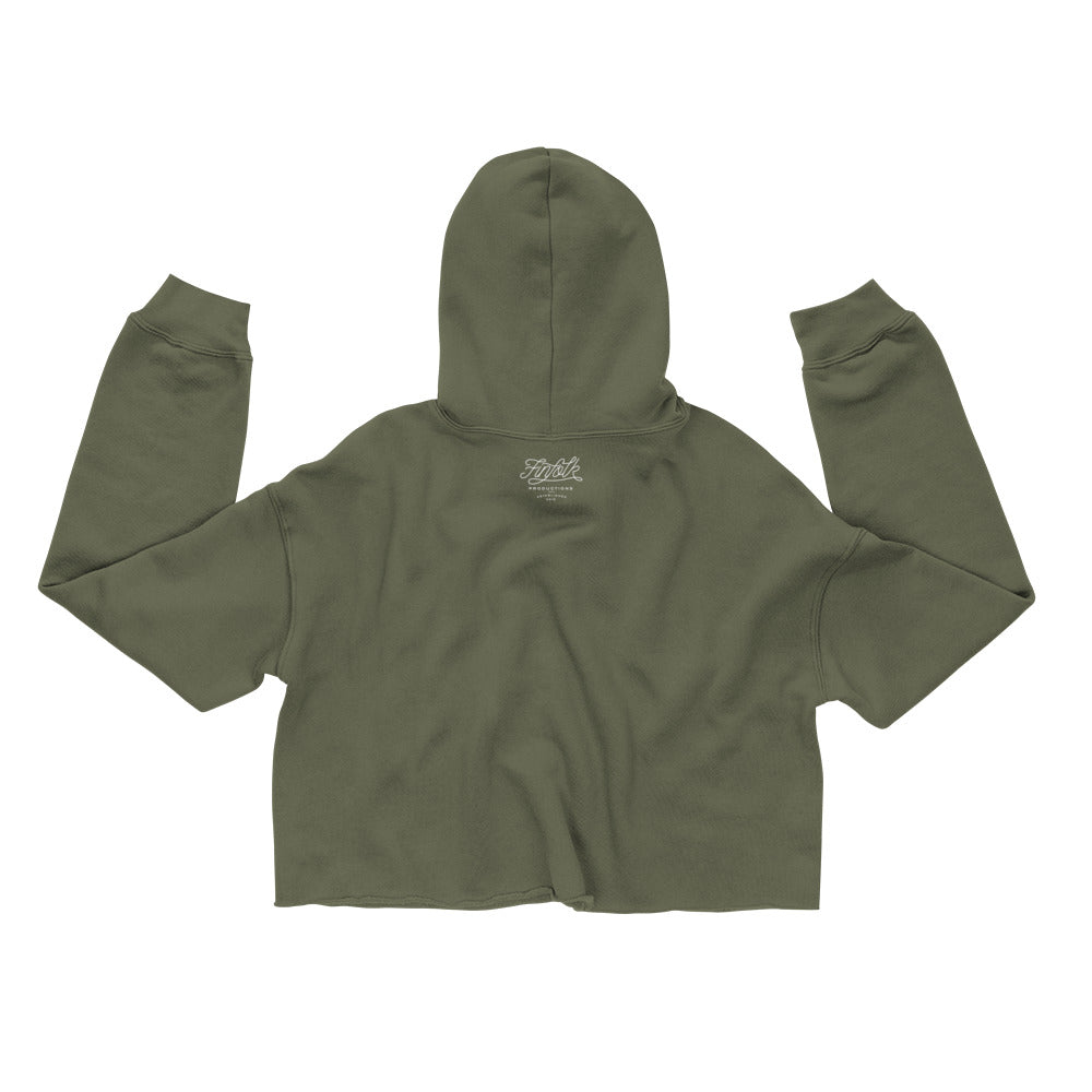 Sucker for You Crop Hoodie