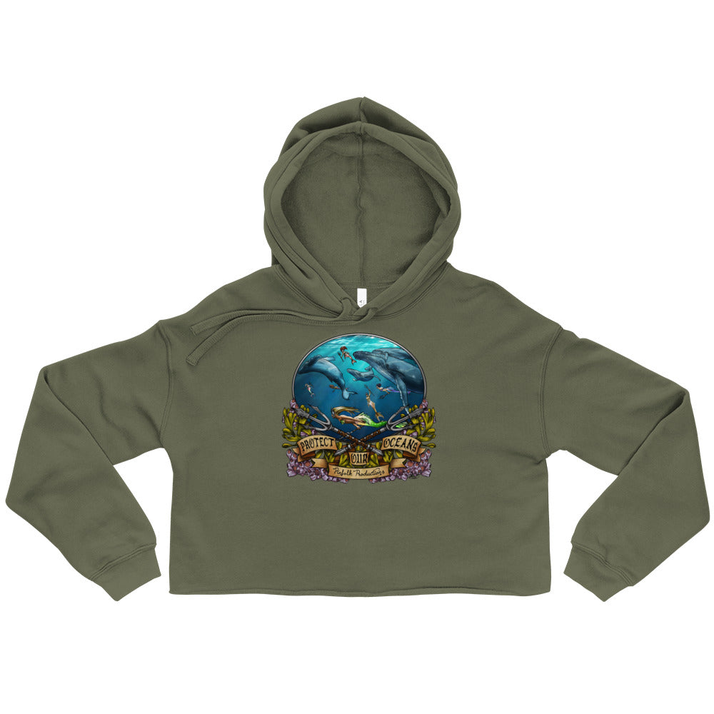 Pod Protectors Crop Hoodie
