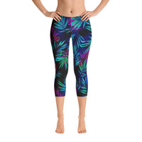 Neon Tropics Capri Leggings