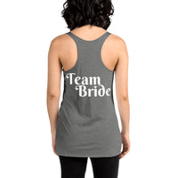 Team Bride Racerback Tank