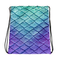Island Iris Drawstring Bag