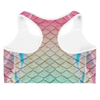 Turquoise Sunrise Sports Bra