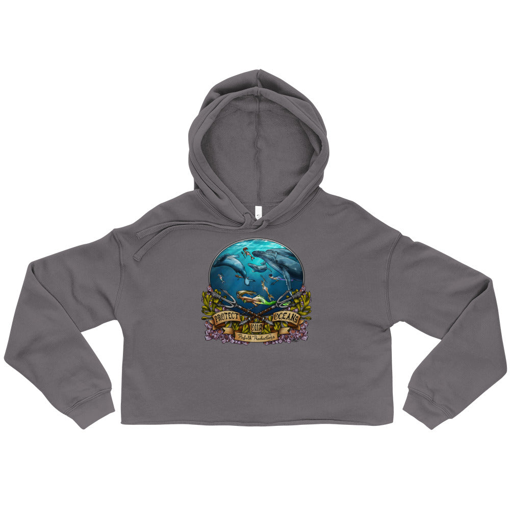 Pod Protectors Crop Hoodie