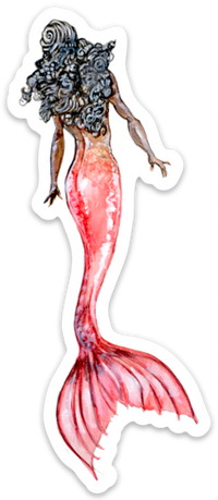 Watercolor Mermaids Sticker Set